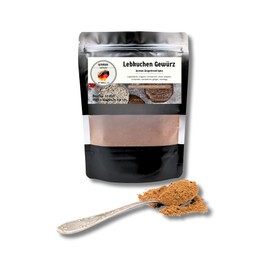 German Gingerbread Spice – 150g (5.3 oz) Lebkuchen Seasoning – Traditional Holiday Baking Blend – Aromatic Gingerbread Spice– Made in Texas - Lebkuchen Gewürz