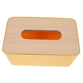 Anneome Decorative Tissue Holder Lid Japanese Style Tissue Box for Compact Storage Container for Facial for Living Room Bathroom and Nightstand