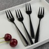 Teyyvn 16-Piece Dessert Fork, Stainless Steel 3-Tines Fork, Appetizer Forks