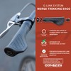 CONTEC Merge Trekking Ergo Bicycle Grip 96/140mm D3 Tri-Component Rubber