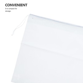 Healeved 10 Disposable Vomit Bags Travel Emisis Bags Plastic Bags Throw Bags Trash Bags for Car Traffic Pregnancy (White)