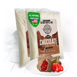 OldSoul Taiyaki Waffle Mix | Crispy | Chocolate | GLUTEN FREE | 10 Lbs | 168 Pcs