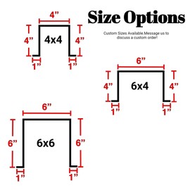 EAGLE 1 Metal Line Set Cover Kit for Mini Split and Central Air Conditioner & Heat Pump (Multiple Sizes and Colors) (6x4, Black)