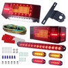 XtraGlow Submersible LED Trailer Light Kit Rectangle American Flag Designed