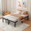 FUIOBYVV King Bed Frame, 14 Inch Heavy Duty Metal Platform