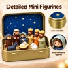 Mini Christmas Nativity Scene Set for Holiday Home Decor –