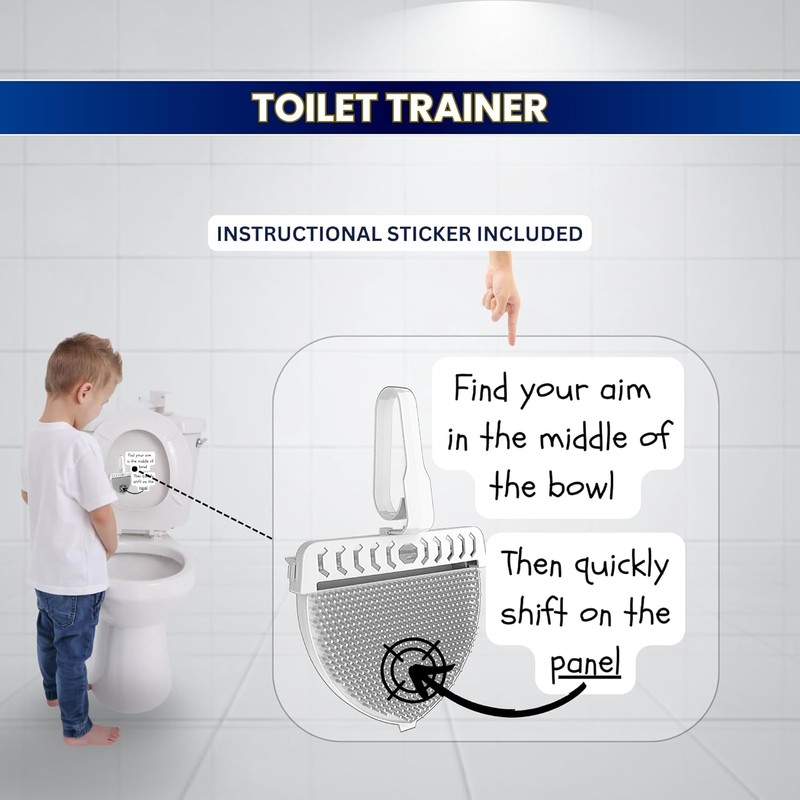 Toilet Clip-On Splash Guard – In-Bowl Odor Control for Bathrooms