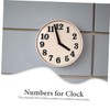 Uonlytech 6 Sets Creative Wall Clock Replacement Clock Numbers Clock