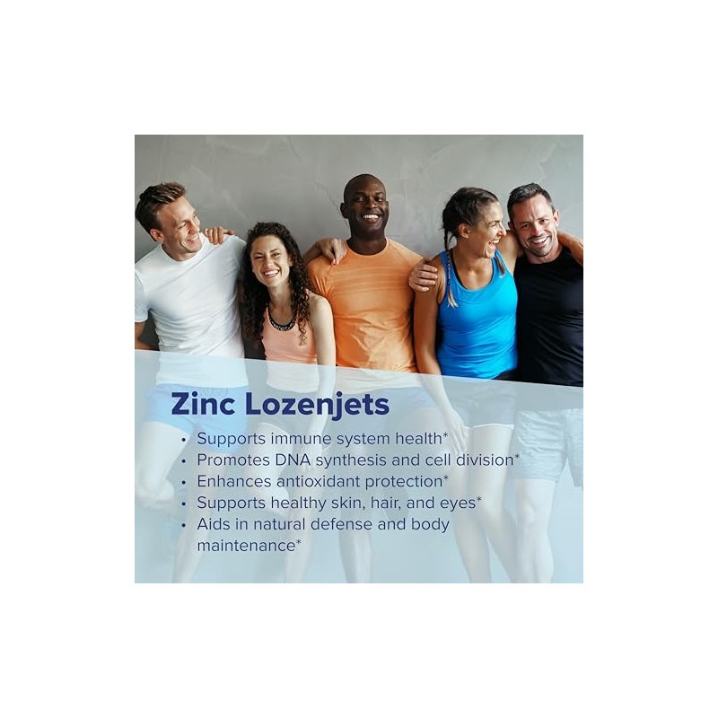 Superior Source Zinc Lozenjets Nutritional Supplements, 60 Count