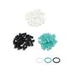 300Pcs Bamboo Beads,Transparent Bamboo Joint Craft Bead for DIY Beaded
