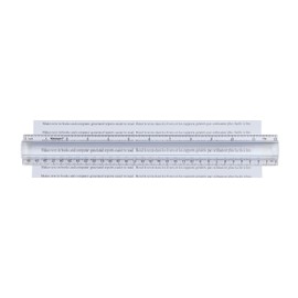 Westcott 15571 Magnifying Ruler, Clear, 30cm/12"