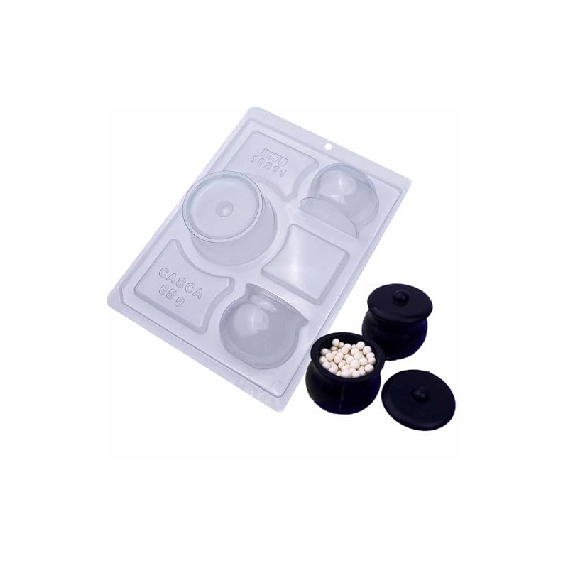 Witch's Cauldron 3-Part Chocolate Mold (BWB)