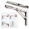 CLT 24'' Folding Shelf Brackets Max. Load 550 lb, Heavy