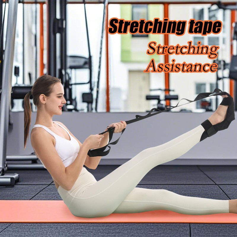 Stretch Strap, Yoga Straps for Stretching, Exercise Bands Adjustable Resistance