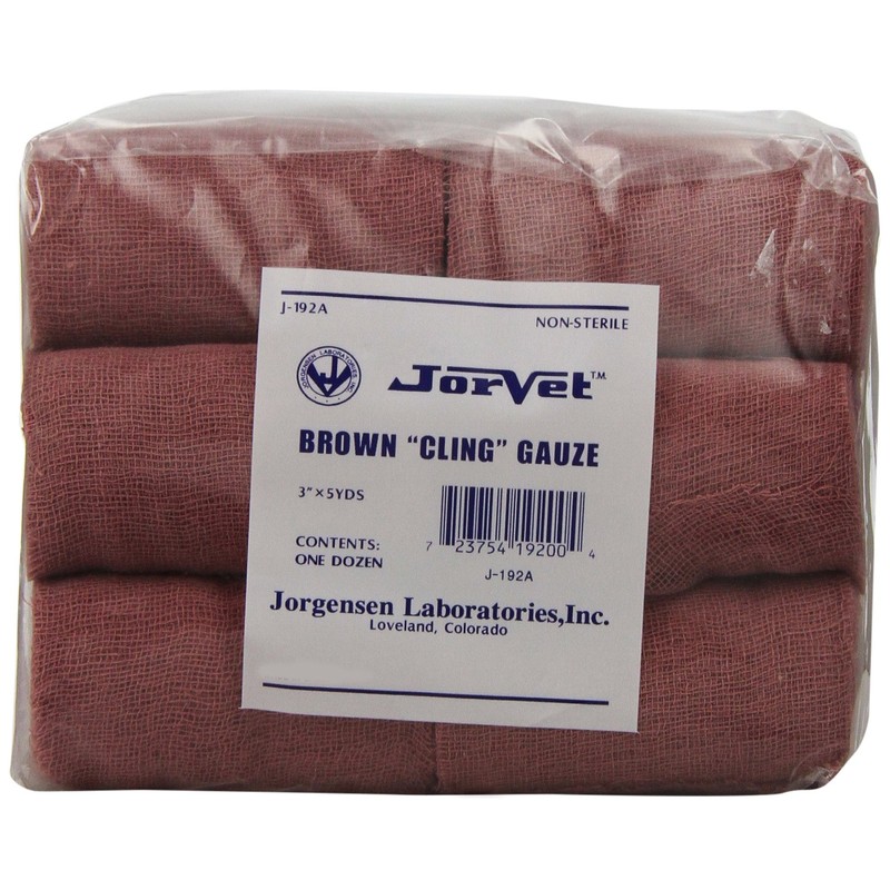 Brown Gauze, 3"X5Yds