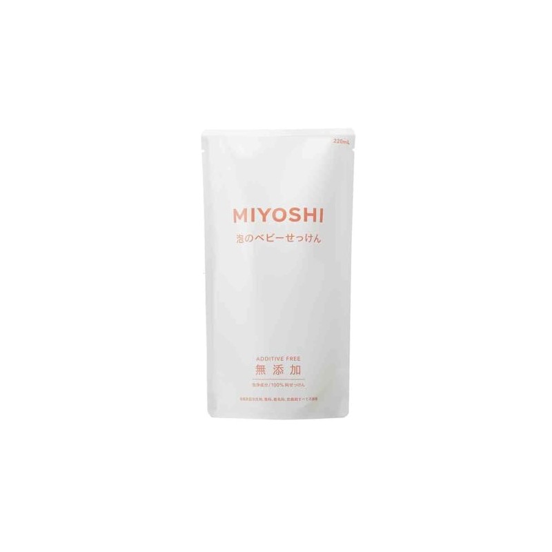 Miyoshi Soap, Additive-Free, Foaming Baby Soap Refill, 7.4 fl oz