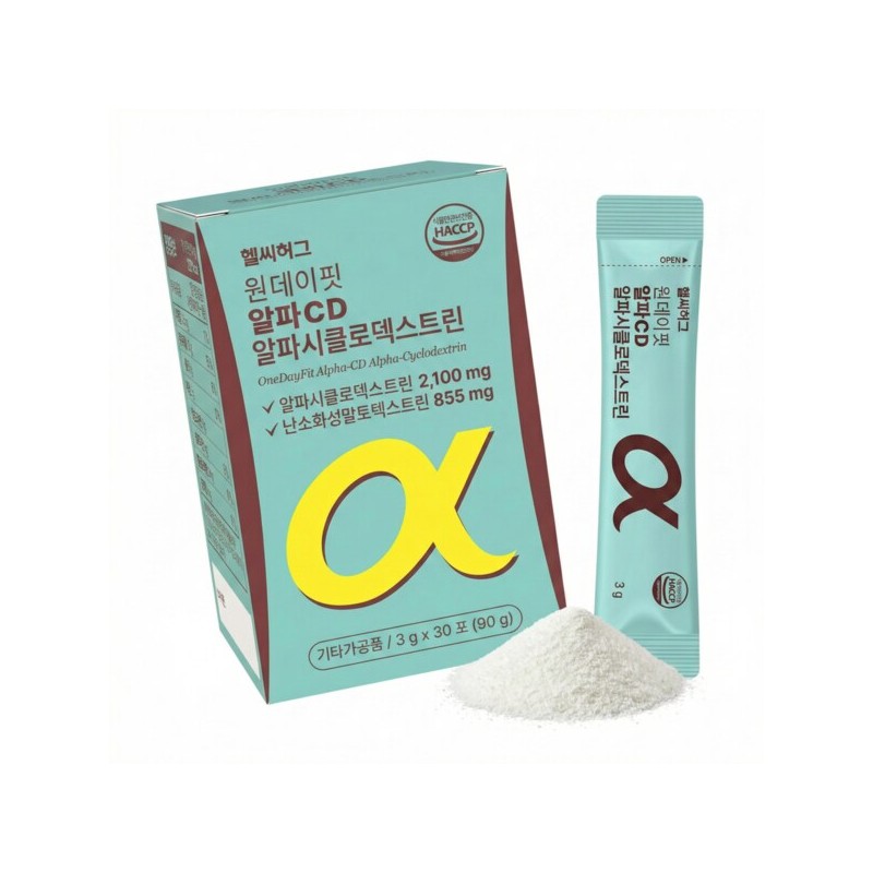 헬씨허그 알파cd 알파시클로덱스트린 다이어트보조제 분말 30포 Healthy Hug Alpha CD