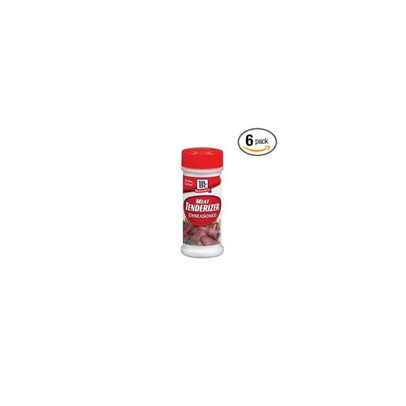 McCormick Meat Tenderizer Unseasoned, 3.37 OZ (Pack of 12)