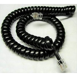 NEC 9 Ft. Black Handset Cord For DSX, DTH, DTP, DTU, DTL, DTR, ITR Series Phones