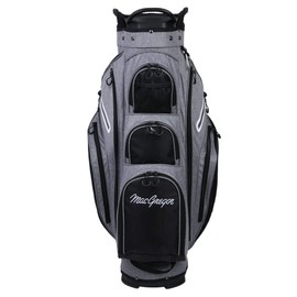 MacGregor Golf Mac 2.0 Heather Cart Bag with 14 Full Length Dividers Black