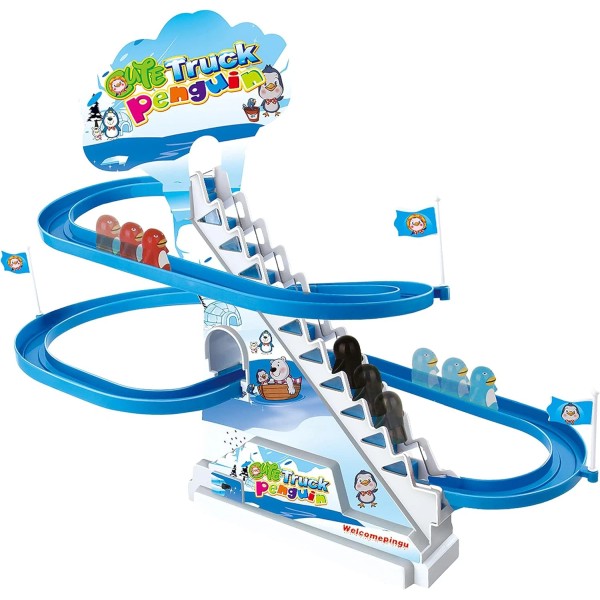 Does not apply Penguin Race Game Toy Playful Musical Roller