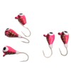 5 Pcs Winter Ice Fishing Jigs Kit for Bass Perch
