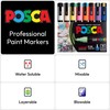 Posca Acrylic Paint Marker Set, 16-Color Med