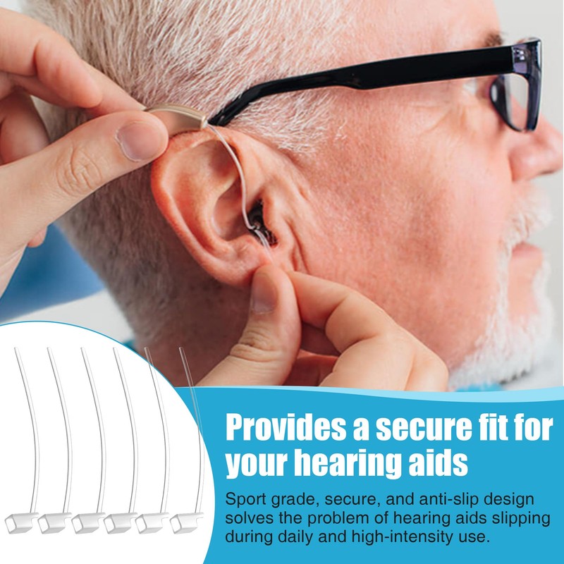 Gulfmew 6 Packs Sports Lock Compatible with Oticon 85db, Retention