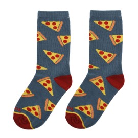 Cool Socks Kid's Novelty Crew Socks, Pizza, Size 7-10 Years