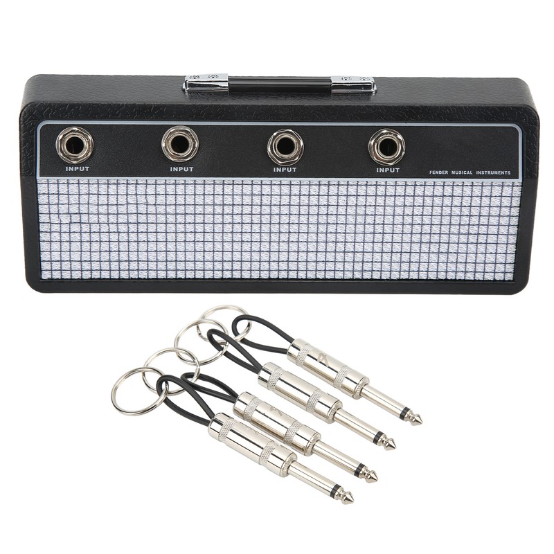 Guitar Plug Storage Box Wall Mounting Guitar Amplifier Key Holder