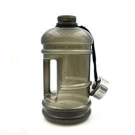 icase4u 2.2L BPA Free Sport Water Bottle Durable & Extra Strong Stainless Steel Cap Sport Gym Training Drink Water Bottle （deep grey)