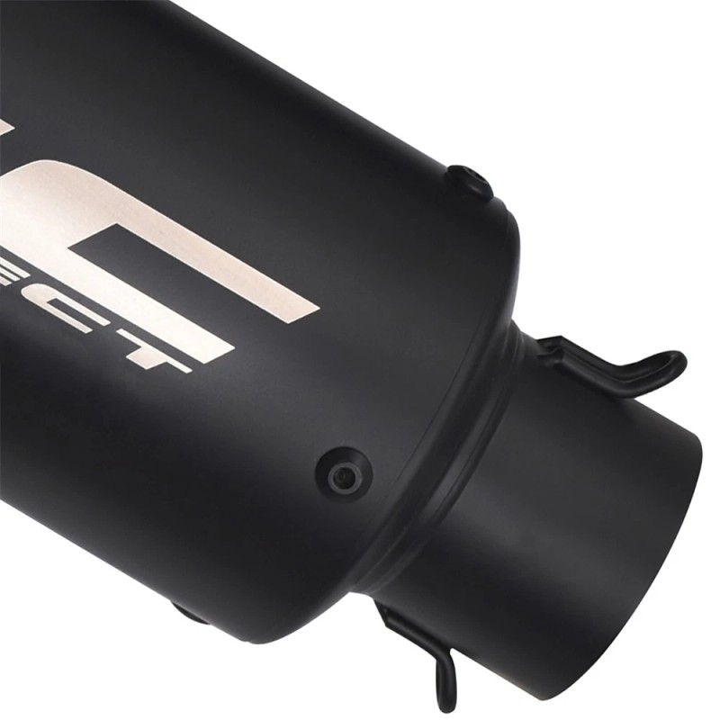 Unbranded Modified Exhaust Mid Pipe Black Muffler Slip for DUKE