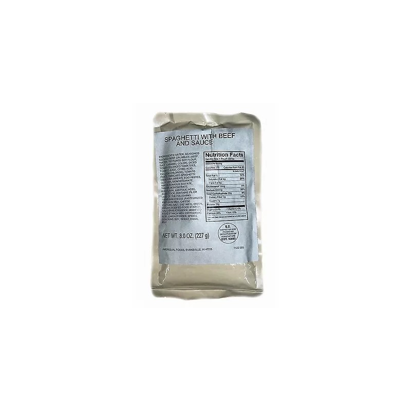 Army Surplus Spaghetti MRE Entrée - Military & Camping Meal