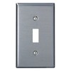 Leviton 1-Gang Toggle Device Switch Wallplate, Standard Size, Device Mount,