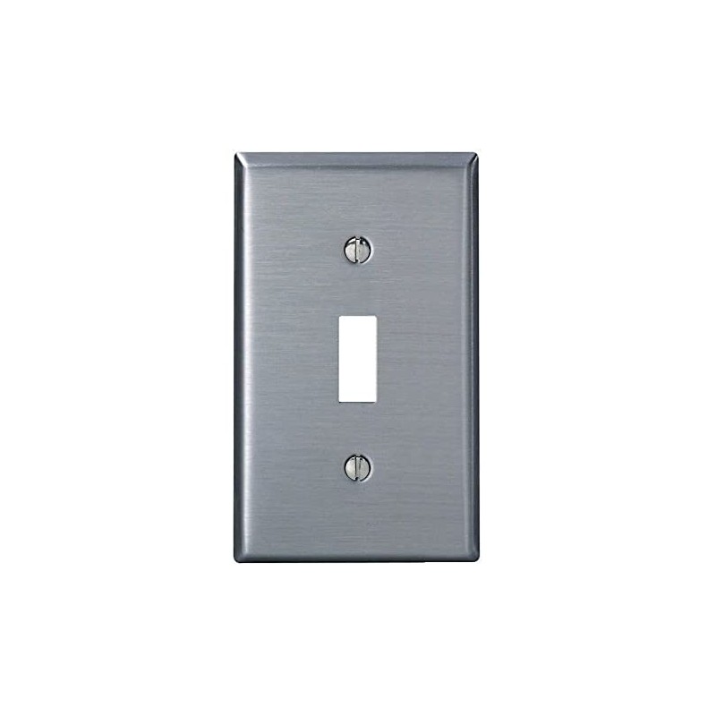 Leviton 1-Gang Toggle Device Switch Wallplate, Standard Size, Device Mount,