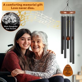 ORIGACH Memorial Wind Chimes for Outside, Sympathy Wind Chimes for Loss of Loved One, Windchimes in Memory of a Loved One, Sympathy Gift for Bereavement and Funeral