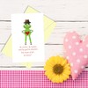 Arsagen Funny Cowboy Frog Valentine's Day Card，Humorous Anniversary Card for