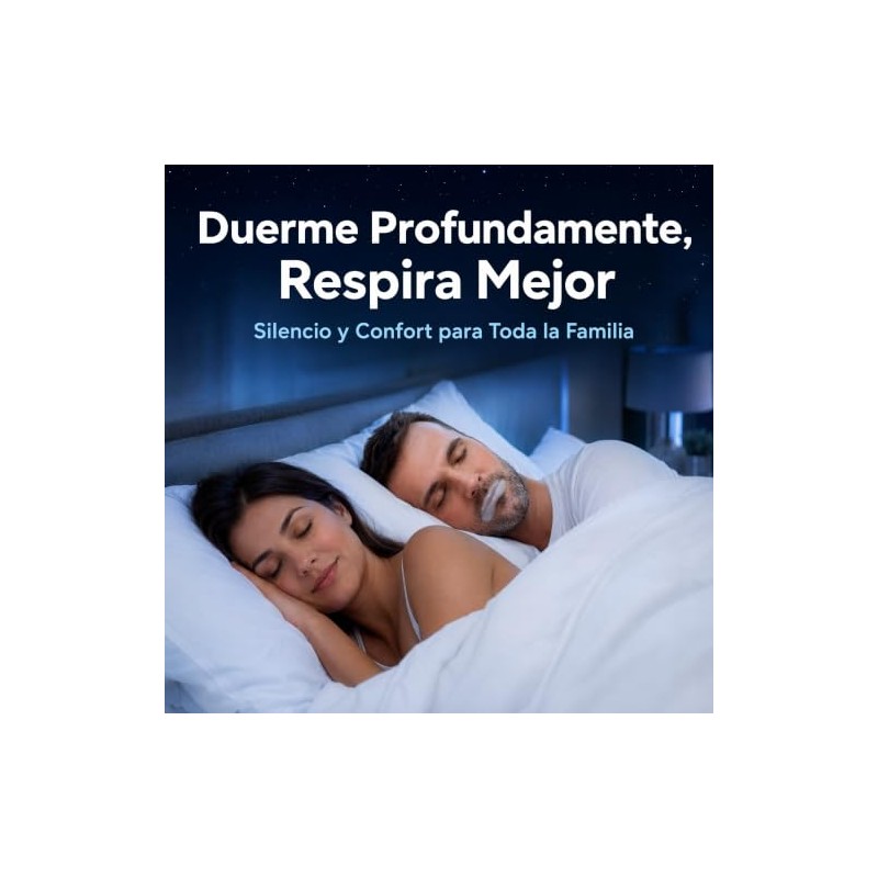 Tiras Antirronquidos para Dormir Cinta para Boca, 90 Unidades