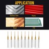 10pcs PCB End Mill Set Tungsten 1mm End Mill Carbide