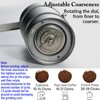 CAMPINGMOON - Molinillo de café manual para camping, acero inoxidable,