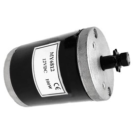 12V 100W Electric Scooter Motor with 7 Tooth 25H Chain Sprocket Brushed Electric Motor 2700RPM Small High Speed Brush DC Motor for Kids Motorcycle Scooter Electric Dirt Bike Motor Replacement