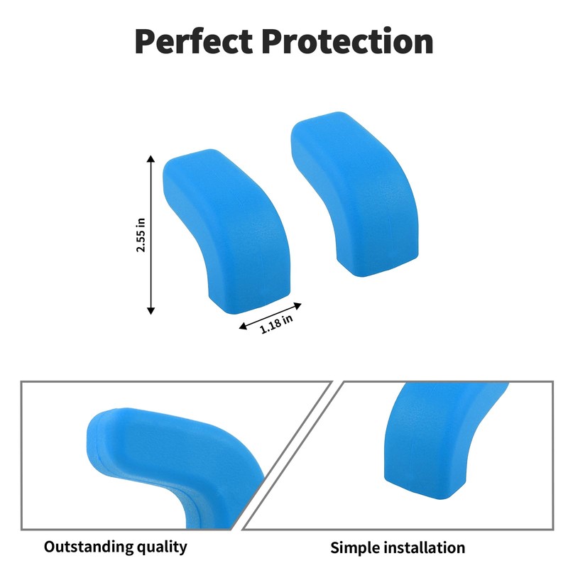 JWWY Tow Hook Covers Trailer Hook Hitch Receiver Rubber Protector