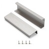 Satanga Edge Finger Tab Pull for cabinets Kitchen Concealed Drawer