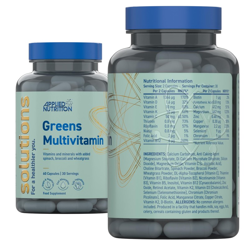 Applied Nutrition - Solutions - Greens Multivitamin - High Strength
