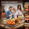 Heapsion Food Warming Mat, Electric Plate with 6 Level Temp