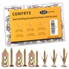 ComfrtX 3 Sizes Metal Expansion Bolts for Drywall - 120PCS