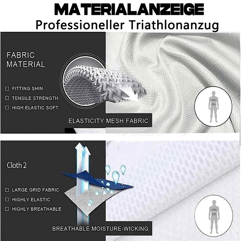 NUNOMO Triathlon Clothing Men Triathlon Tri Function Short Sleeve Running