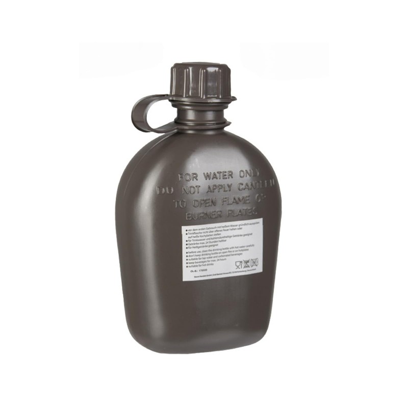 Mil-Tec Unisex – Erwachsene Flasche-14505001 Flasche, Oliv, Kunststoff, Einheitsgröße