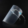 Full Face Protective_Shield_Visor, Plastic Adjustable Transparent Face_Visor Resistant to Prevent