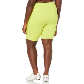 Core 10 Women's All Day Comfort 9" Bike Short, Neon Yellow, Medium